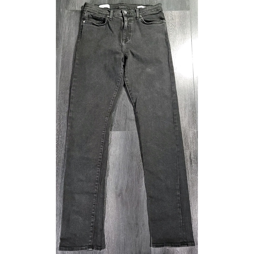 BLDWN Modern Skinny Jeans Men 30x33‎ Smoke Black Stretch Pants Denim USA Made